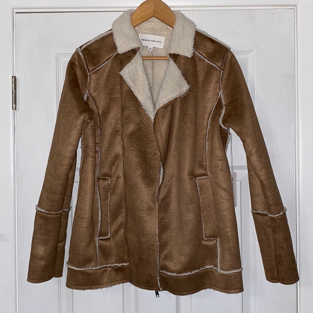 Faux Shearling Coat